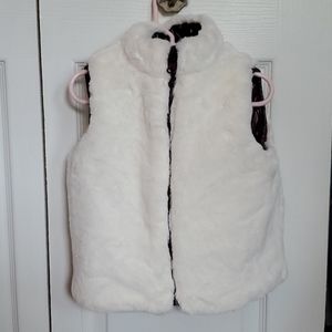 Reversible toddler girl vest